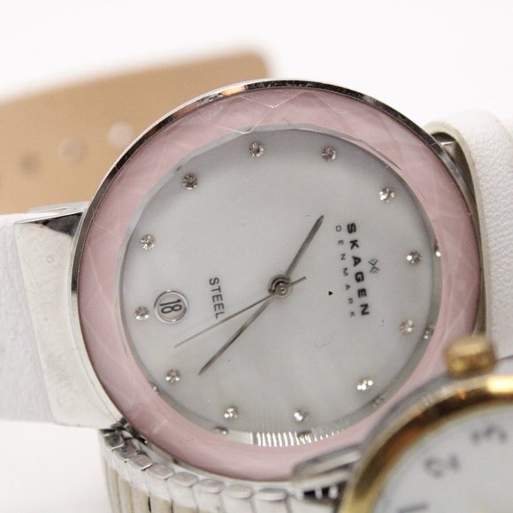 Watch Bundle Lot Of 4 Diesel,Timex,Skagen Watch For Parts Designer - Picture 3 of 9